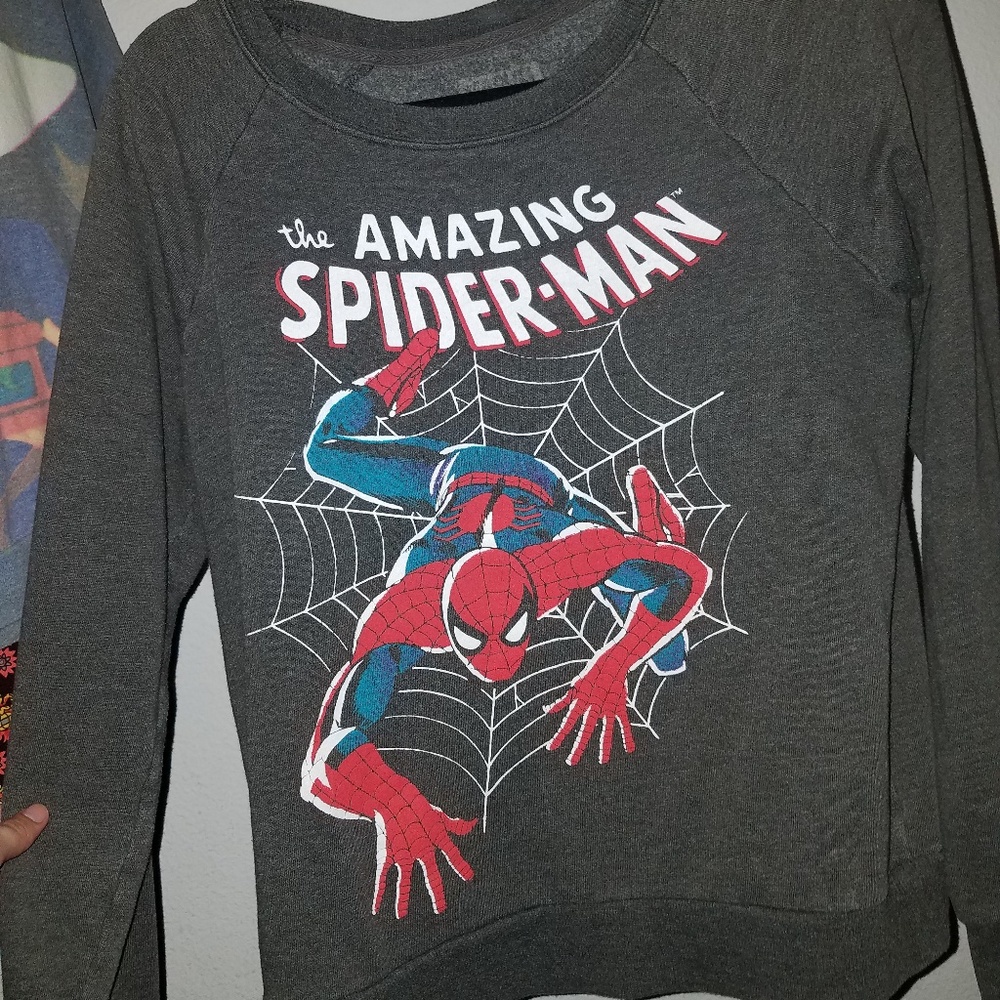 Spiderman sweat shirt